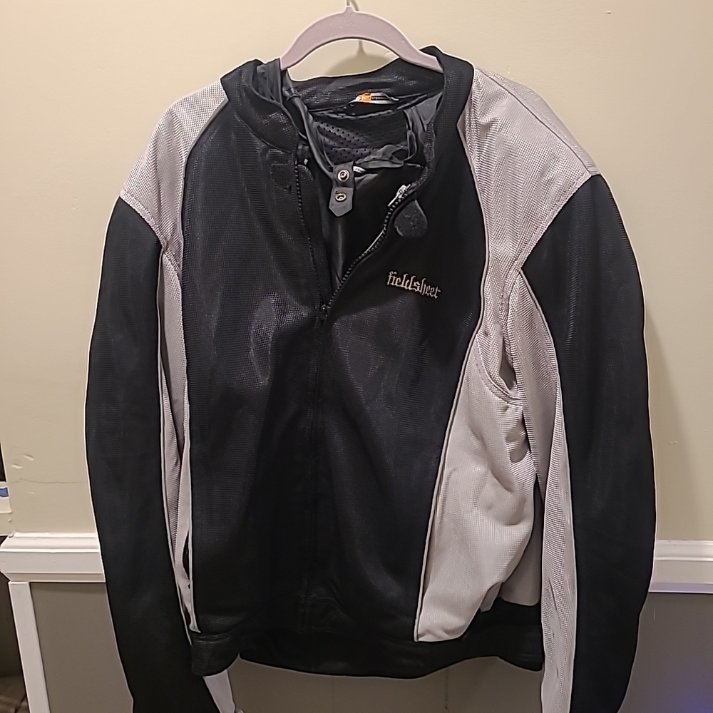 Fieldsheer Shadow Textile Street Padded Racing Motorcycle Jacket Size XL